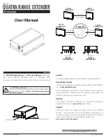 Preview for 1 page of CEL-FI QUATRA User Manual