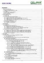 Preview for 2 page of CEL-MAR ADA-13021MG User Manual