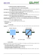 Предварительный просмотр 6 страницы CEL-MAR ADA-14110 User Manual