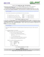 Предварительный просмотр 18 страницы CEL-MAR ADA-14110 User Manual