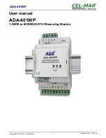 Предварительный просмотр 1 страницы CEL-MAR ADA-401WP User Manual