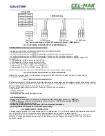 Предварительный просмотр 8 страницы CEL-MAR ADA-401WP User Manual