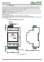 Preview for 4 page of CEL-MAR ADA-DIOC40 User Manual