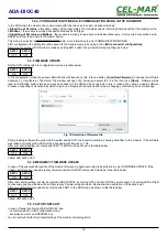 Preview for 10 page of CEL-MAR ADA-DIOC40 User Manual