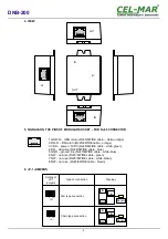 Предварительный просмотр 4 страницы CEL-MAR DNB-200 User Manual