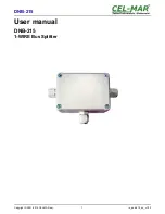 CEL-MAR DNB-215-F User Manual предпросмотр