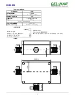 Предварительный просмотр 4 страницы CEL-MAR DNB-215-F User Manual