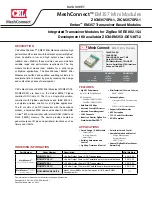 CEL MeshConnect EM357 Series Datasheet preview