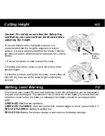 Preview for 12 page of CEL POWERmow User Manual