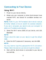 Preview for 8 page of Celcom PortaWiFi 2.0 Getting To Know Manual