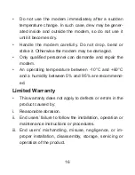 Preview for 16 page of Celcom PortaWiFi 2.0 Getting To Know Manual