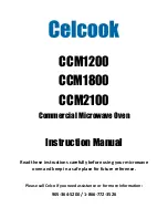 Celcook CCM1200 Instruction Manual предпросмотр