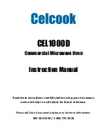 Preview for 1 page of Celcook CEL1000D Instruction Manual