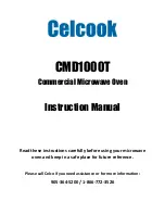 Celcook CMD1000T Instruction Manual предпросмотр