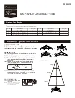 Celebrations Home JACKSON TG66EH148X07 Quick Start Manual preview