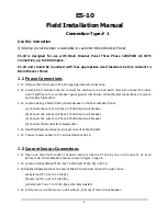 Preview for 5 page of Celec ES-10 Field Installation Manual