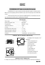 Celect CC816WHB-0-DF Manual preview