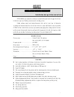 Celect CC908-RF Installation And Operation Instructions Manual preview