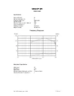 Celestion CDX1-1425 Specifications предпросмотр