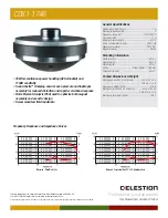 Предварительный просмотр 1 страницы Celestion CDX1-1746 Specifications