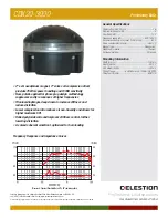 Предварительный просмотр 1 страницы Celestion CDX20-3000 Specifications