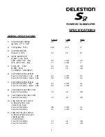 Preview for 2 page of Celestion S8 Service Manual