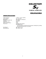 Preview for 4 page of Celestion S8 Service Manual