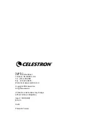 Предварительный просмотр 27 страницы Celestron 10110 Instruction Manual