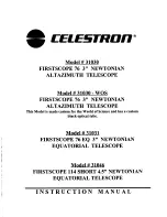 Celestron 31030 Instruction Manual preview