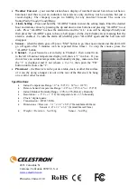 Preview for 3 page of Celestron 47001 Using Instructions