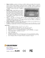 Preview for 24 page of Celestron 47009 Instructions For Use Manual