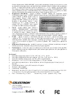 Preview for 30 page of Celestron 47009 Instructions For Use Manual