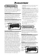 Celestron 71210 Instruction Manual preview