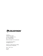 Предварительный просмотр 39 страницы Celestron 91517 Instruction Manual