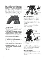 Предварительный просмотр 8 страницы Celestron Advanced VX 12026 Instruction Manual