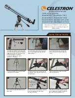 Preview for 1 page of Celestron AstroMaster LT 60AZ Quick Setup Manual