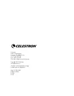 Preview for 67 page of Celestron C100ED-R Instruction Manual