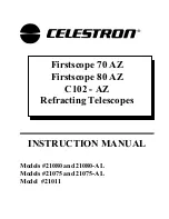 Celestron C102-AZ Instruction Manual preview