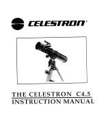 Предварительный просмотр 1 страницы Celestron C4.5 Instruction Manual