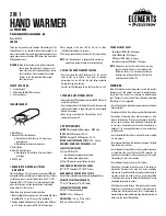 Celestron ELEMENTS ThermoCharge 3 Manual preview