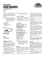 Preview for 1 page of Celestron ELEMENTS ThermoTank 3 Manual