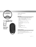 Preview for 1 page of Celestron Elements TrekGuide lite 48007 Instruction Manual