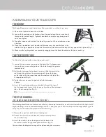 Preview for 3 page of Celestron EXPLORASCOPE 114AZ Instruction Manual