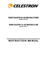 Предварительный просмотр 1 страницы Celestron FirstScope 60AZ Instruction Manual