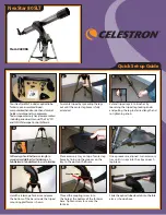 Предварительный просмотр 1 страницы Celestron NexStar 80SLT Quick Setup Manual