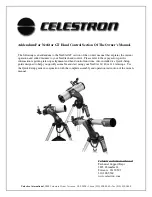 Предварительный просмотр 1 страницы Celestron NexStar GT Owner'S Manual