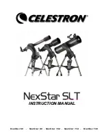 Предварительный просмотр 1 страницы Celestron NexStar SLT Instruction Manual