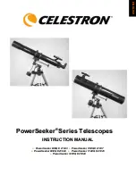 Celestron PowerSeeker 114EQ 21045 Instruction Manual preview