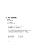 Предварительный просмотр 151 страницы Celestron PowerSeeker 114EQ Instruction Manual