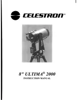 Предварительный просмотр 1 страницы Celestron Ultima 2000 Instruction Manual